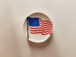 American Flag Dish #1