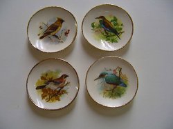Birds With Leaves Dishes
