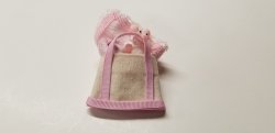 Canvas Tote Bag - Filled w/ Baby Items - Pink