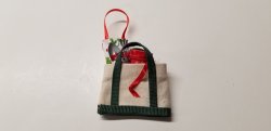 Canvas Tote Bag - Filled w/ Garden Items - Green