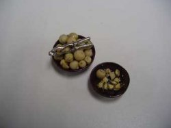 Bowls with Nuts, Nut Cracker & Nut Shells