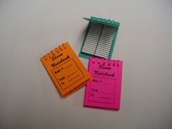 Set of 3 Steno Notebooks