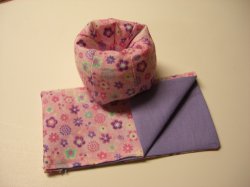Sleeping Bag & Bean Bag Chair - Pink & Lavender Flowers