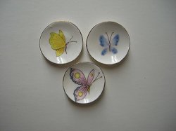 Pastel Butterfly Dishes