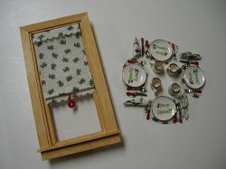 Designer Window Shade Set - Holly Merry Christmas