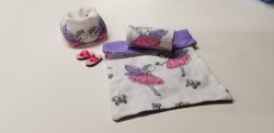 Quilt Set - Pink/Purple Fairies