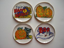 "Boo" Halloween Dish Set