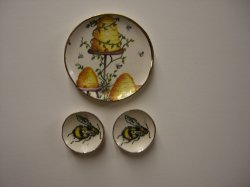 Bees & Beehive Platter & Plates