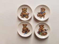Bears with Birds Dishes