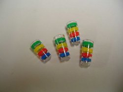 Glassware - Primary Color Bands