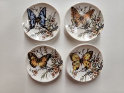 Yellow & Blue Butterfly Plates