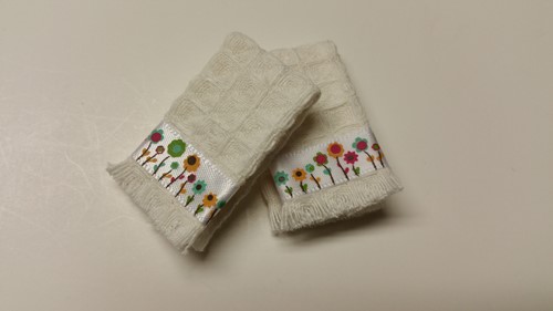 Towel Set - Lollipop Flower - Click Image to Close