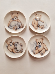 Bears with Cats Dishes